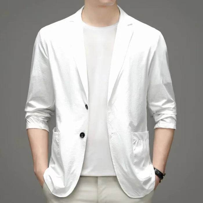 DAFIFY Plus Size Men's Business Blazer - Light Summer Casual Suit - Buy Center US
