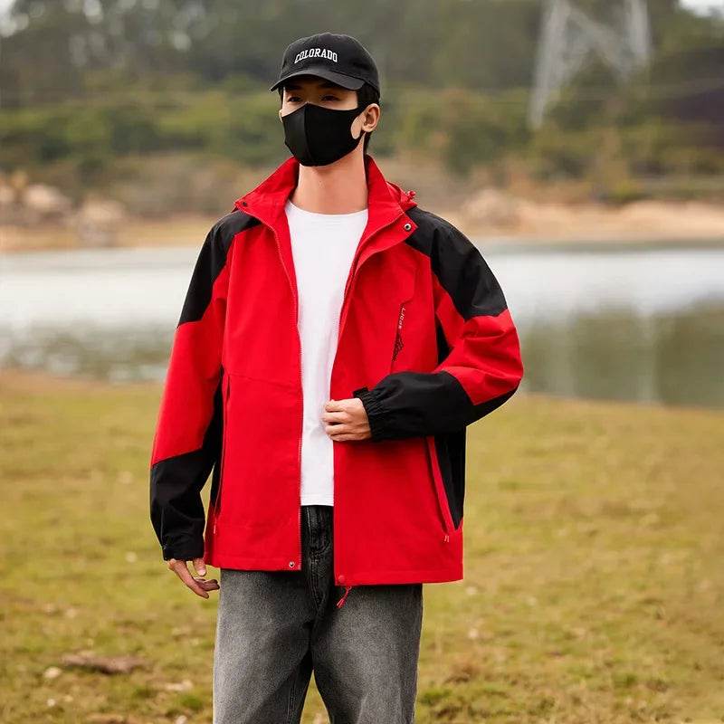 Thin Windproof Climbing Jacket - Casual Loose Fit for Spring & Autumn - Buy Center US