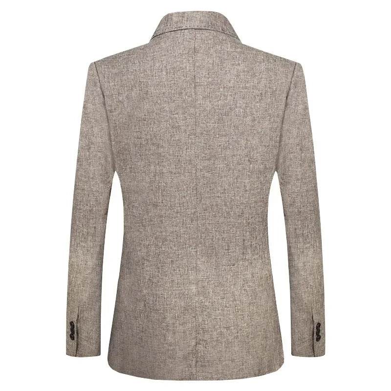 Spring Summer Men's Slim Fit Blazer - Smart Casual Business Jacket - Buy Center US