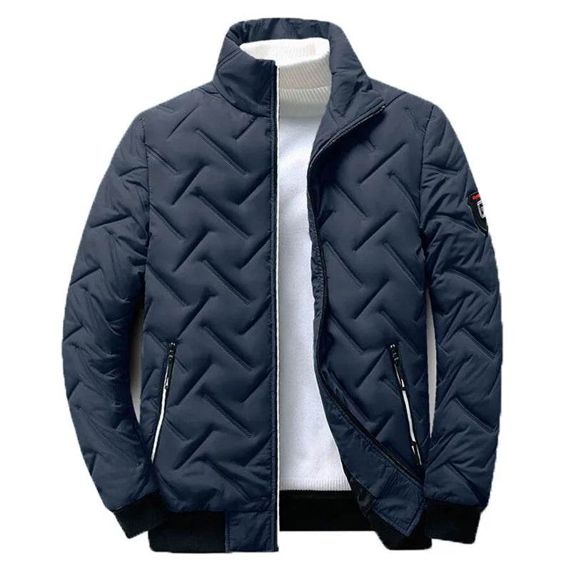 Men's Casual Lightweight Parka Jacket - Warm, Zipper Closure for Fall - Buy Center US
