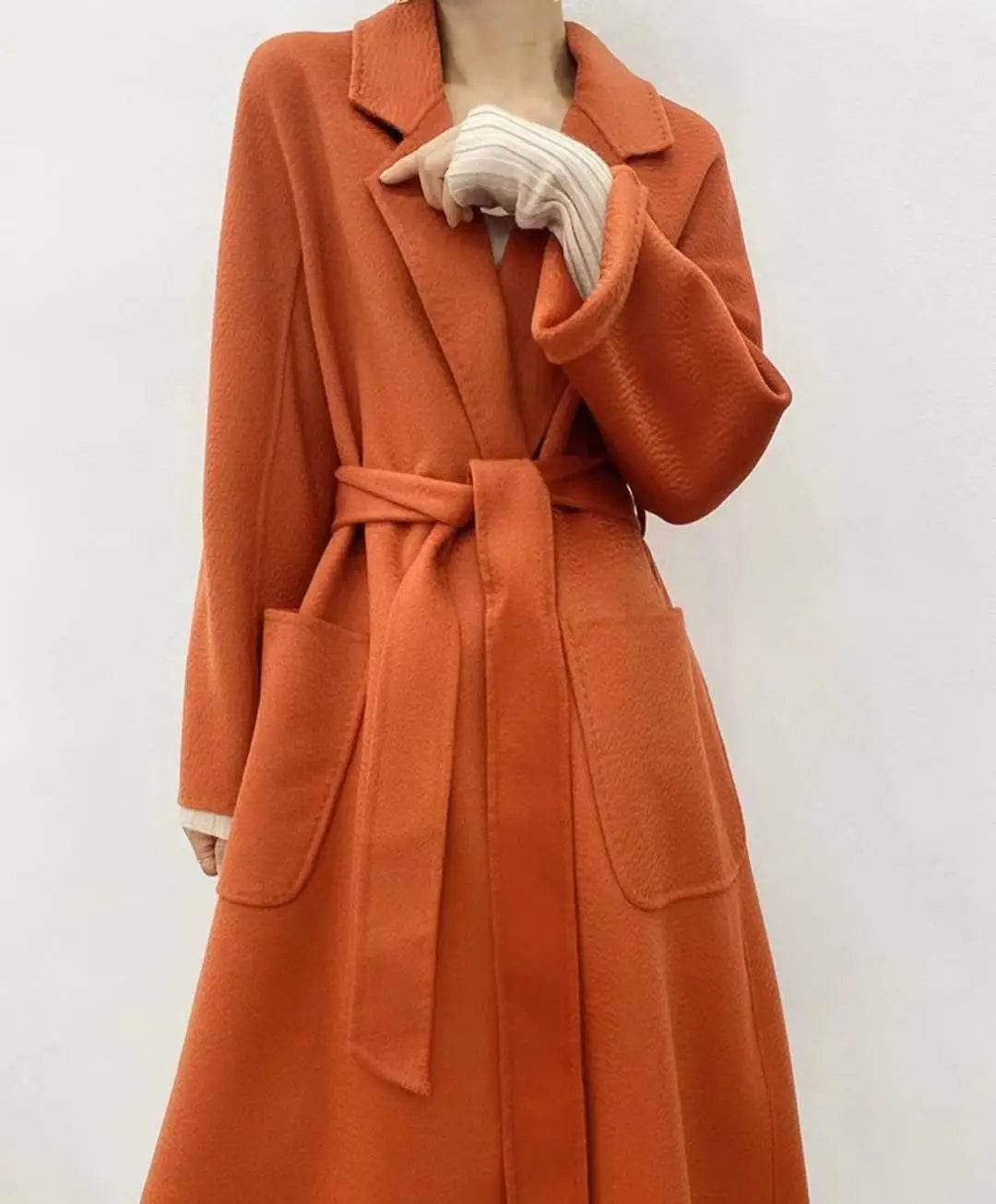 RosEvans Handmade Wool Coat - Double-Sided, Casual Style for Women - Buy Center US
