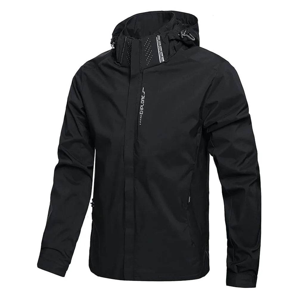 FURCW Men's Waterproof Rain Jacket - Lightweight Hooded Outdoor Coat - Buy Center US