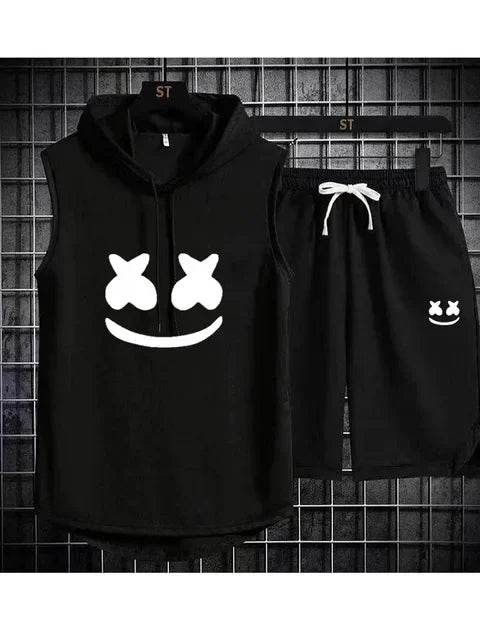 Summer Men's Two Piece Set - Casual T-Shirt & Shorts Tracksuit - Buy Center US