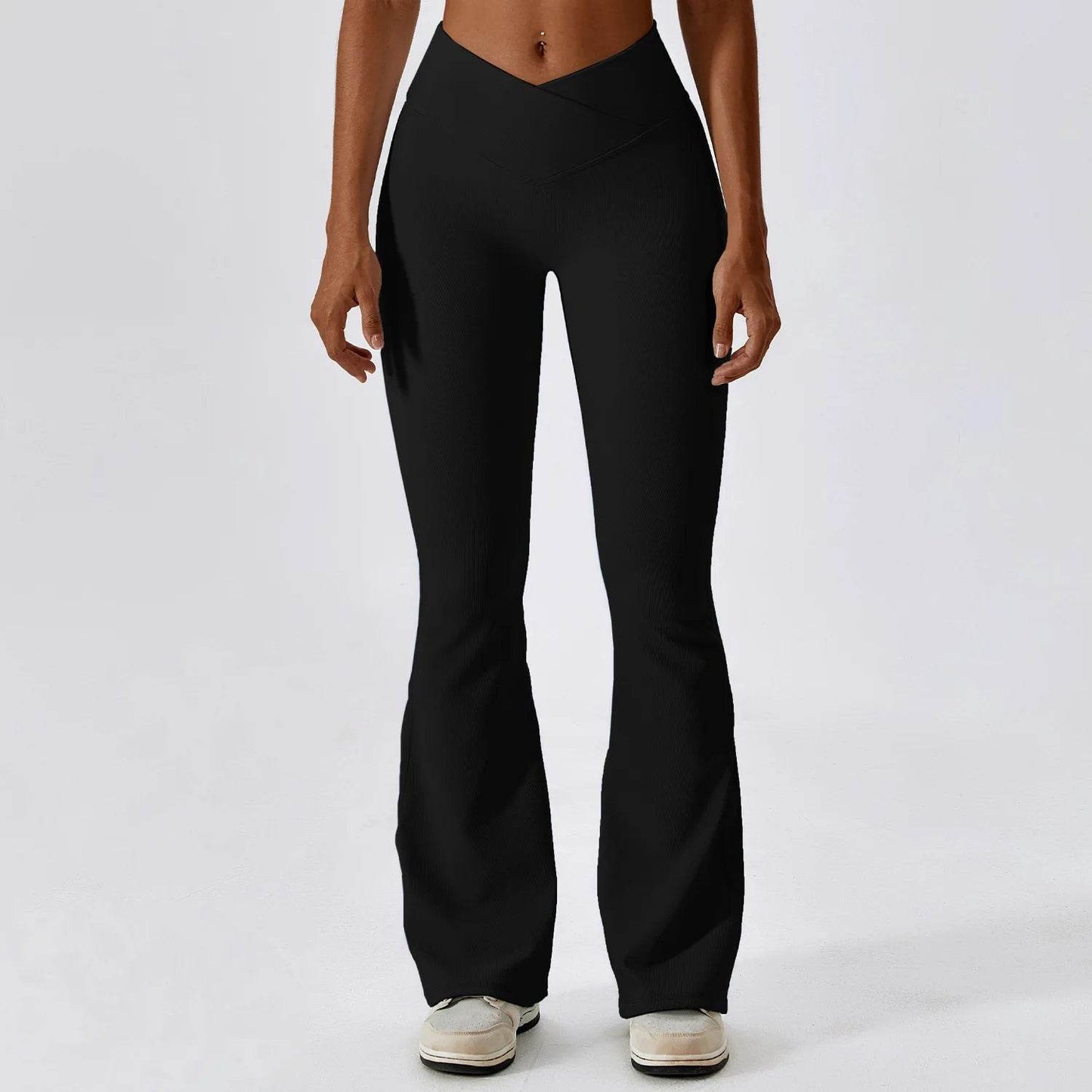 SWELTERING High Waist Flare Leggings - Women's Yoga & Gym Pants - Buy Center US