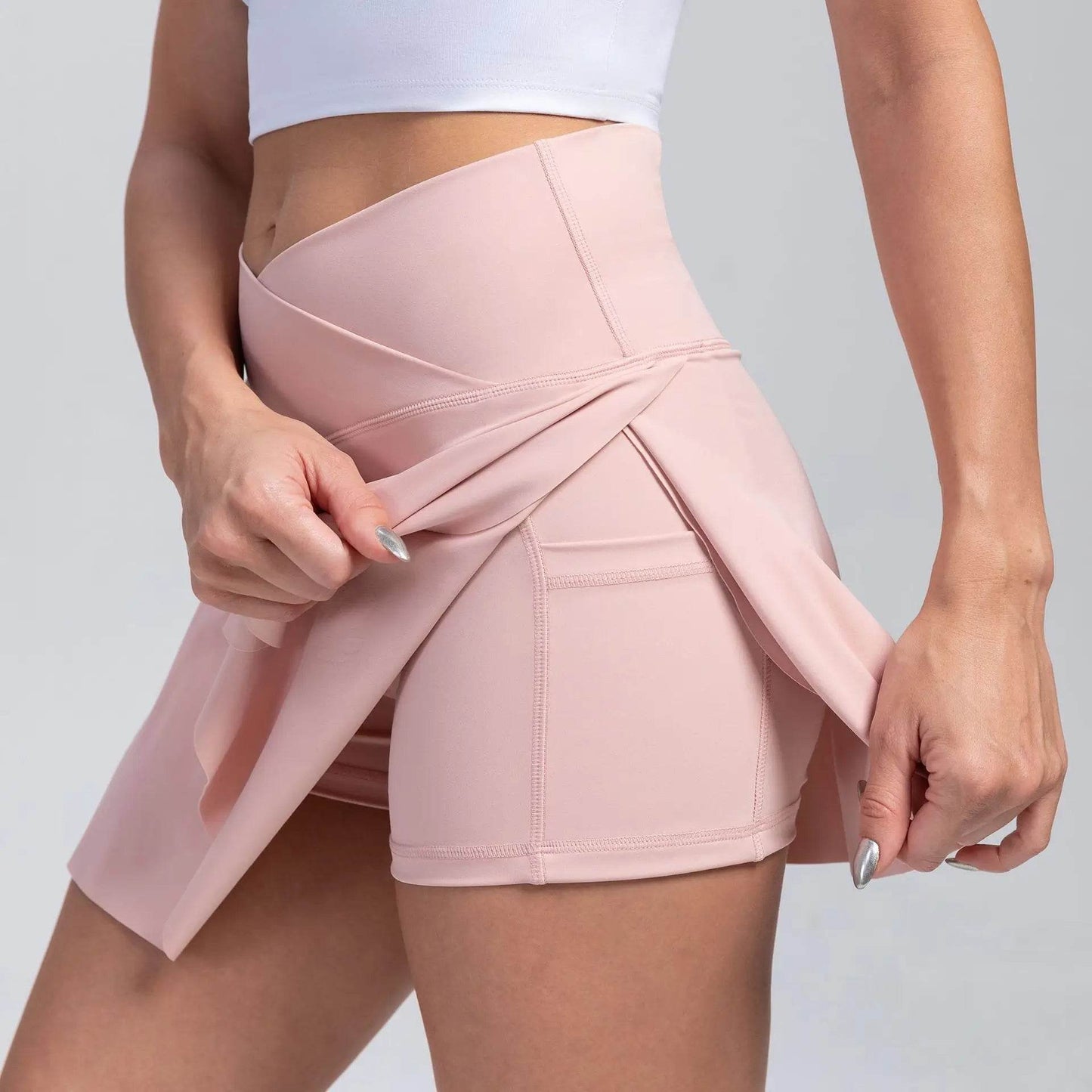 LUOBOLAN 2 in 1 Women’s Sports Skirt - Anti-Exposure Gym Shorts - Buy Center US