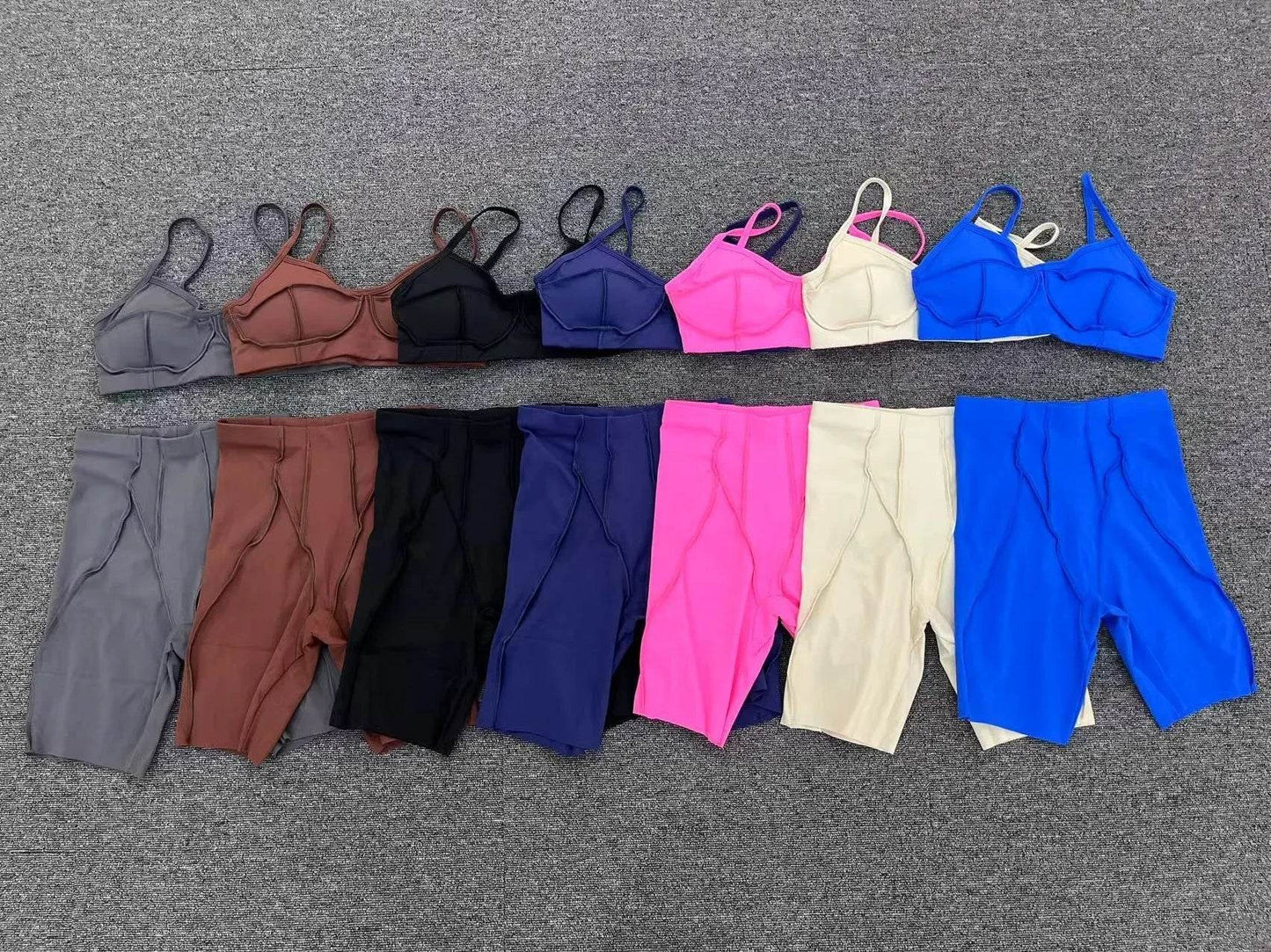 XPSAEG Women's Yoga Outfit Set - Sports Bra & Biker Shorts 2025 - Buy Center US