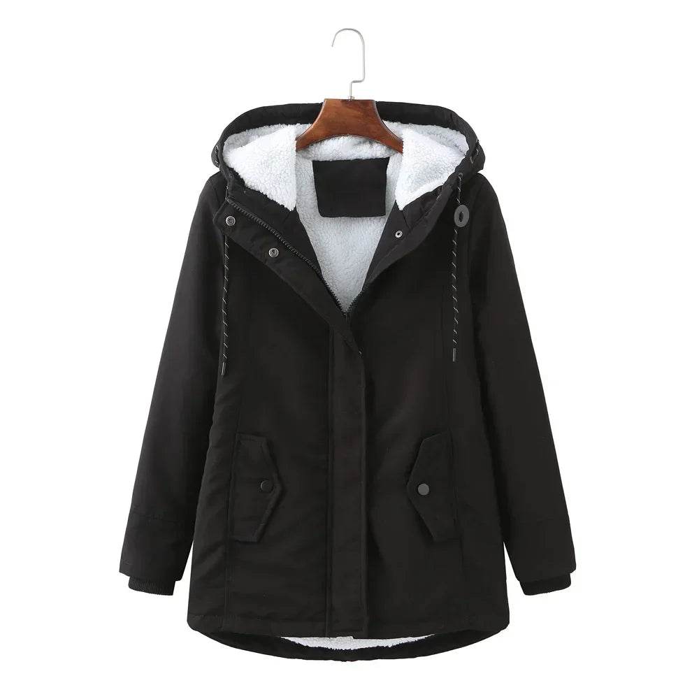Kalenmos Women's Thick Warm Parka Coat - Casual Winter Jacket - Buy Center US