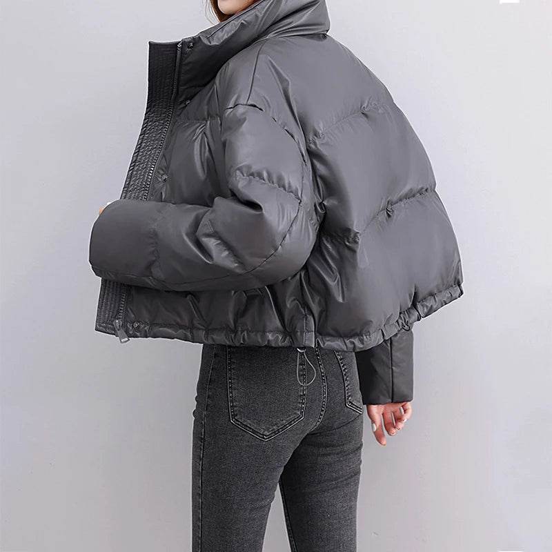 Heliar Women's Vintage Cotton-Padded Jacket - Thickened, Warm Hoodless - Buy Center US