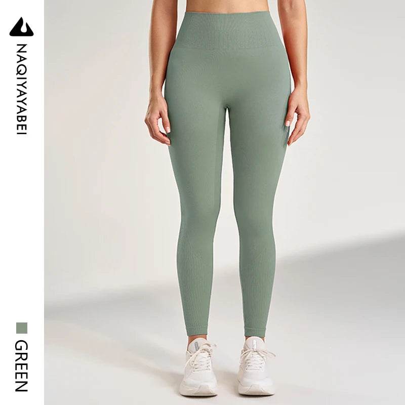 High Waisted Women's Yoga Pants - Tummy Tightening Sports Leggings - Buy Center US