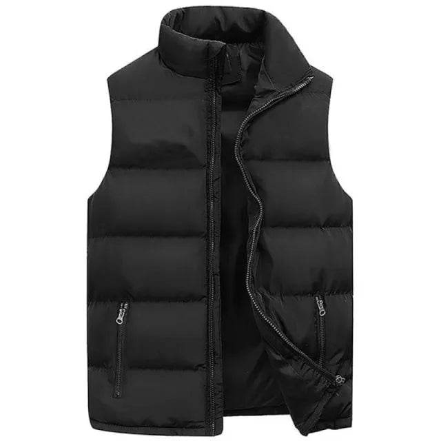 Aiwetin Men's Sleeveless Jacket - Warm Casual Vest for Autumn & Winter - Buy Center US