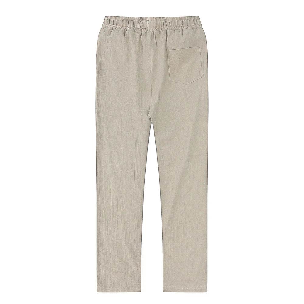 King Billion Men's Cotton Linen Trousers - Breathable Casual Fit S-3XL - Buy Center US