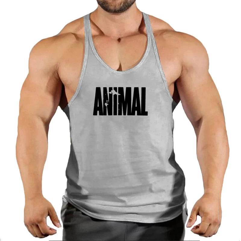 Men’s Fitness Stringer Vest - Casual Muscle Tank Top for Bodybuilding - Buy Center US