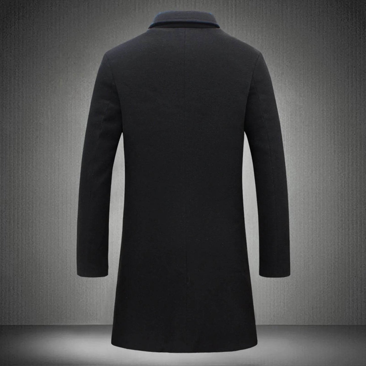 ZOMAXIUJEE Men’s Slim Fit Woolen Winter Jacket - Vintage Style Padded Coat - Buy Center US