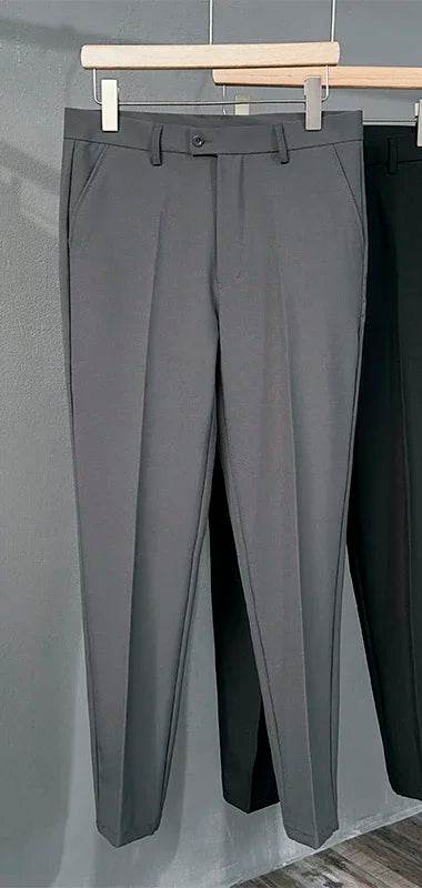 Men's Slim Fit Suit Pants - 5 Colors, Classic Business Trousers - Buy Center US