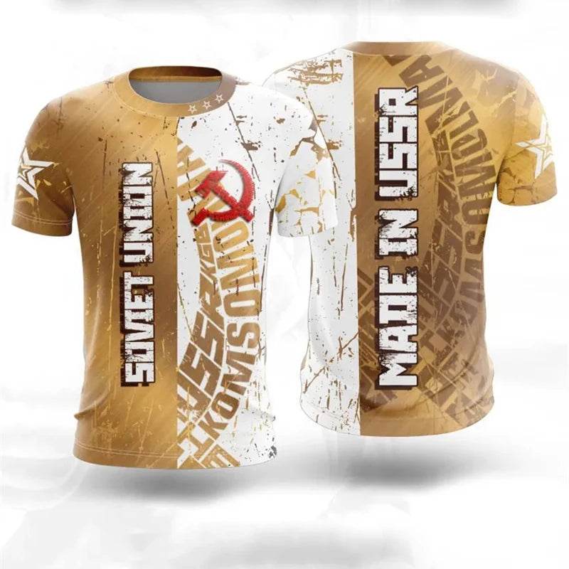 Russian Coat of Arms T-Shirt - Camouflage Casual Tee for Men & Women - Buy Center US