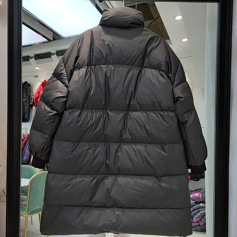 LAJWMPLXLSC Women's Winter Parka - 90% White Duck Down, Thick Warm - Buy Center US
