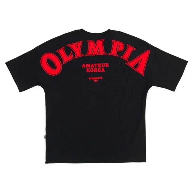 OLYMPIA Men's 3D Printed Gym T-Shirt - Quick Dry, Lightweight Sports Top - Buy Center US