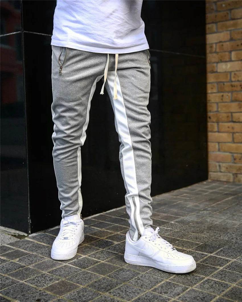 Men's Casual Hip Hop Joggers - Lightweight Skinny Sportswear Pants - Buy Center US