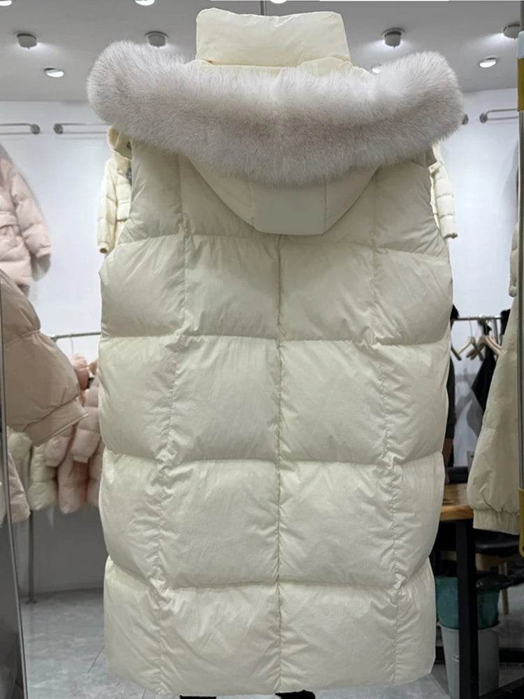 LAJWMPLXLSCN Women's Hooded Down Jacket - Thick & Knee Length - Buy Center US