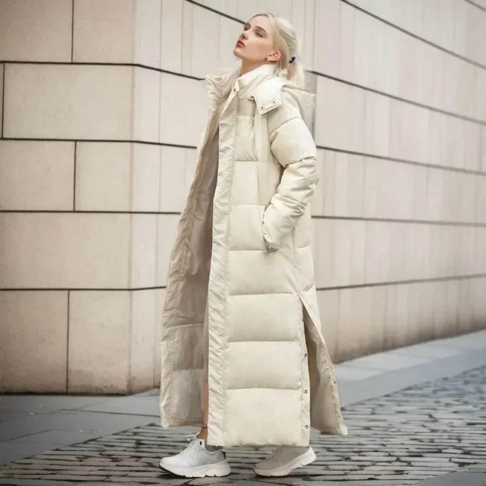 Nowsaa Women's Thick Warm Hooded Parka Coat - Autumn Winter Style - Buy Center US