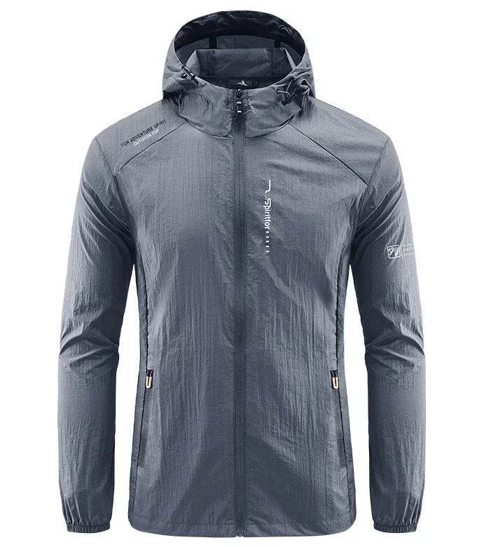 BOOERJUE Men's Thin Quick Dry Jacket - Sun-Protective Hooded Windbreaker - Buy Center US