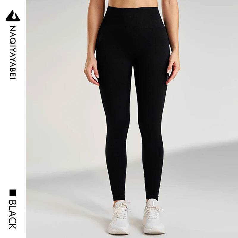 High Waisted Women's Yoga Pants - Tummy Tightening Sports Leggings - Buy Center US