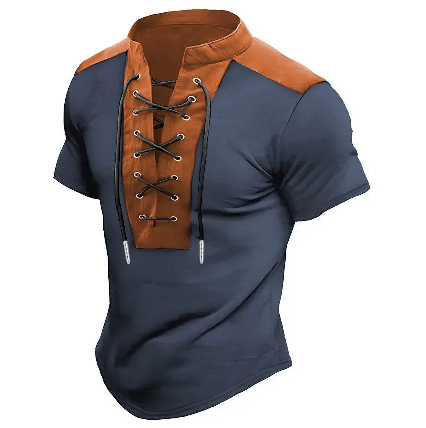 Men's 2025 Summer Short-Sleeved Polo T-Shirt - Casual Slim Fit Top - Buy Center US