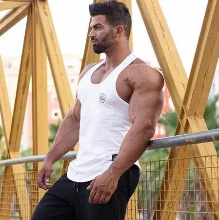 2024 Men's Cotton Gym Tank Tops - Casual Sleeveless Fitness Vest - Buy Center US