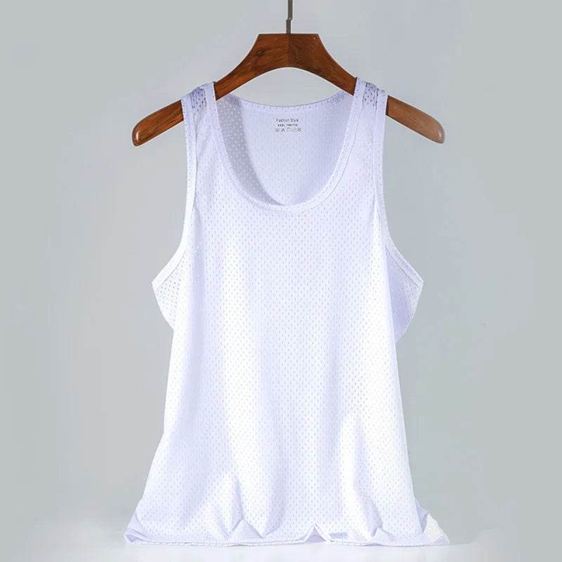2024 Men's Summer Mesh Tank Tops - Quick-Drying & Breathable Vest - Buy Center US