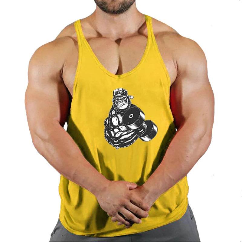 Men's Casual Gym Tank Top - Sleeveless Fitness Vest for All Seasons - Buy Center US
