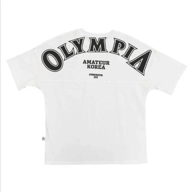 OLYMPIA Men's 3D Printed Gym T-Shirt - Quick Dry, Lightweight Sports Top - Buy Center US