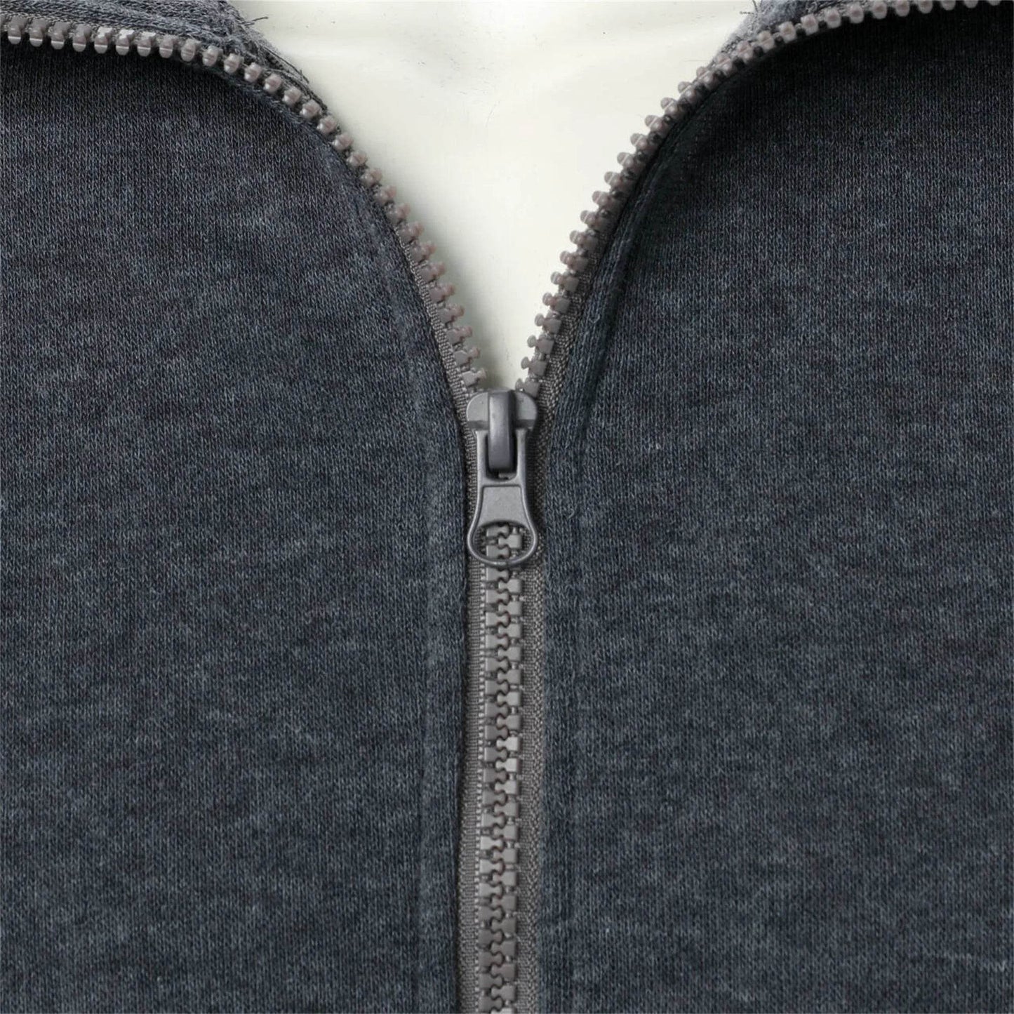 Men's Casual Zipper Hoodie - Solid Color Cardigan for Autumn Style - Buy Center US