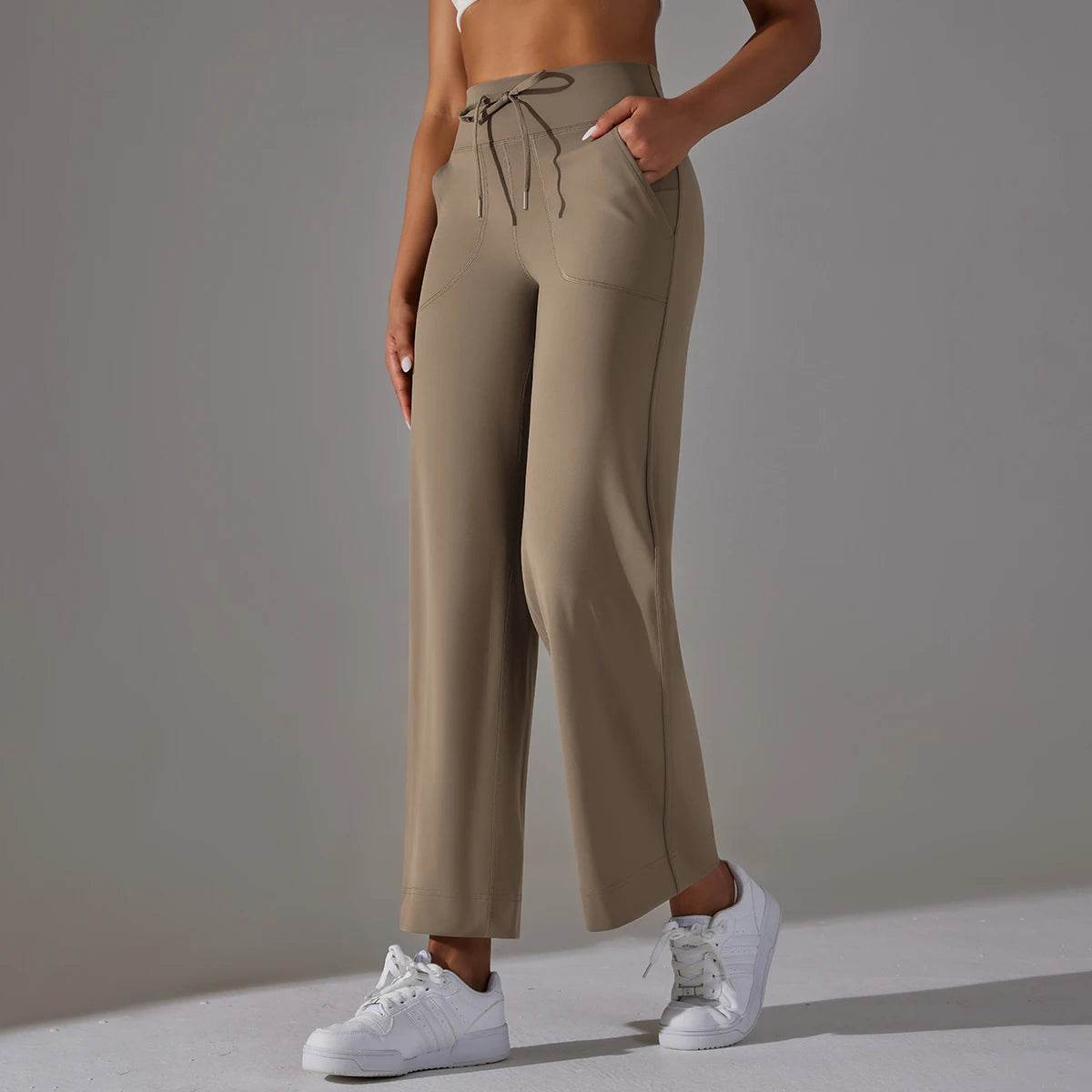 Hamidou Women's High Waist Flare Leggings with Pockets – Yoga & Fitness - Buy Center US