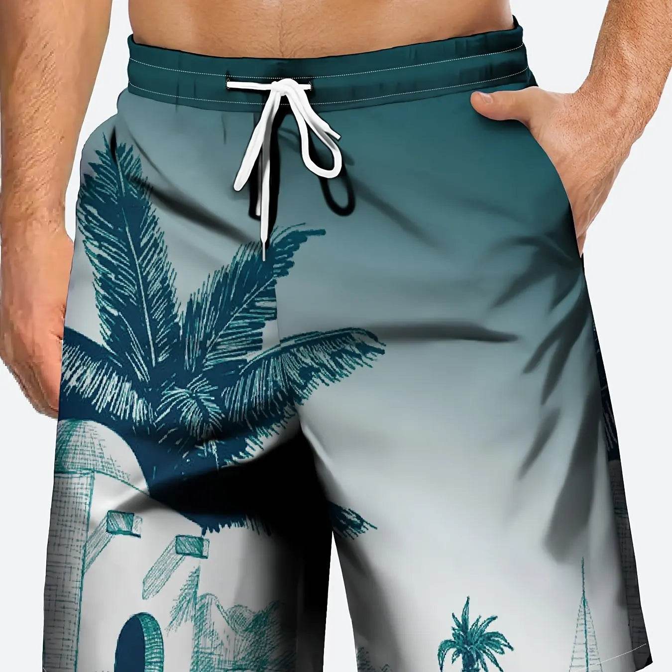 Colorful Summer Hawaiian Beach Shorts - Casual Surfing Trunks for All - Buy Center US
