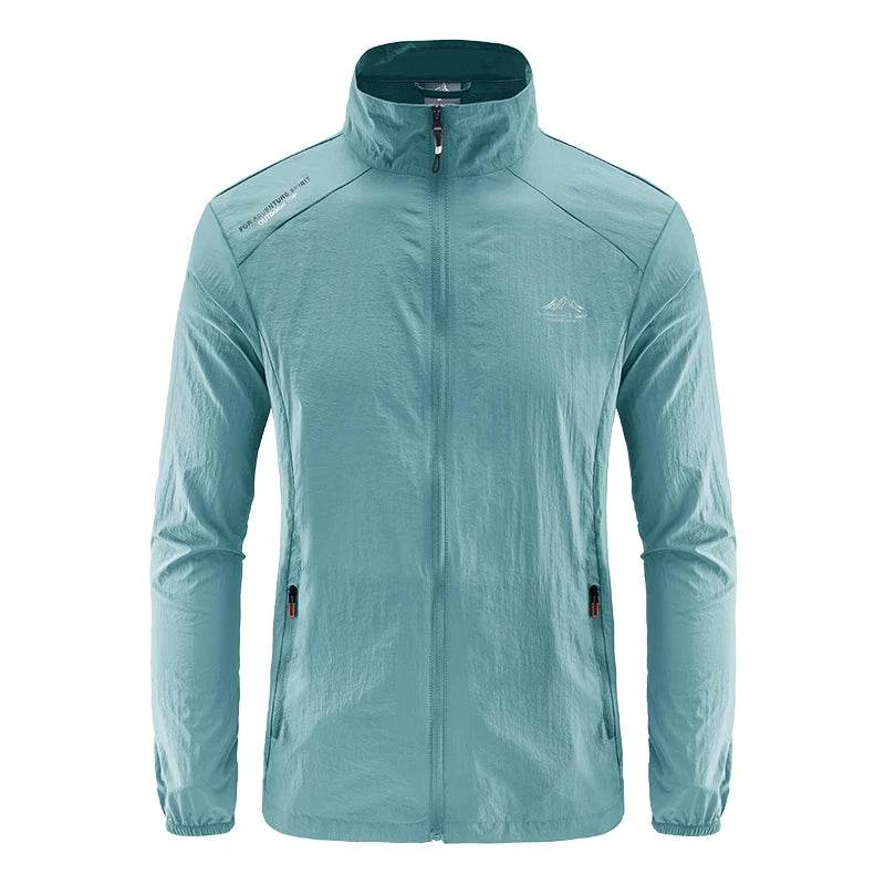 MuLS Men's Summer Windbreaker Jacket - Ultralight Casual Fishing Coat - Buy Center US