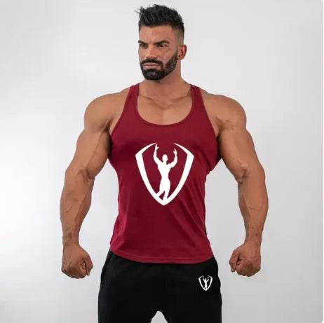 2024 Men's Cotton Gym Tank Tops - Casual Sleeveless Fitness Vest - Buy Center US