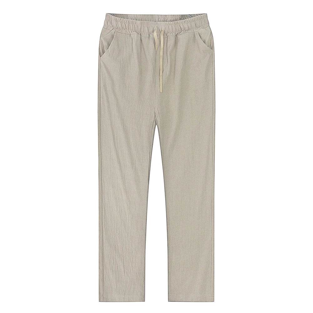 King Billion Men's Cotton Linen Trousers - Breathable Casual Fit S-3XL - Buy Center US