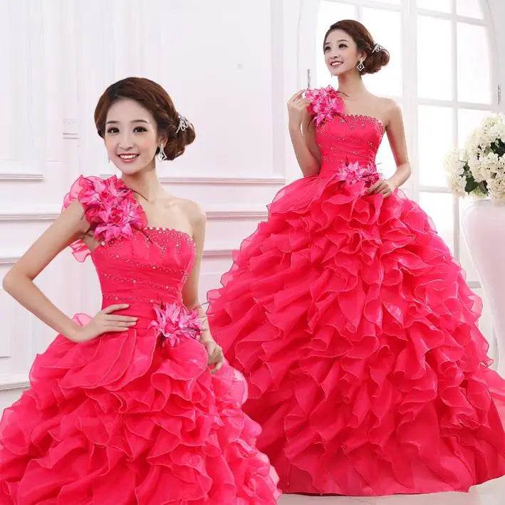 MAIYA LILY Candy Color Quinceanera Dresses - Plus Size Tiered Ball Gown - Buy Center US