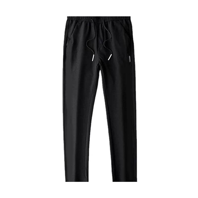 Ice Silk Men's Business Casual Pants - Lightweight, Breathable Summer Style - Buy Center US