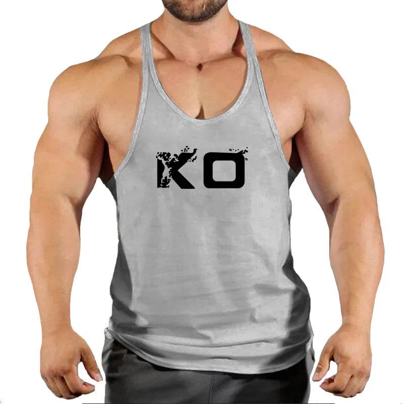 Men's Fitness Stringer Singlet Gym Shirt - V-Neck Sportswear Tank Top - Buy Center US