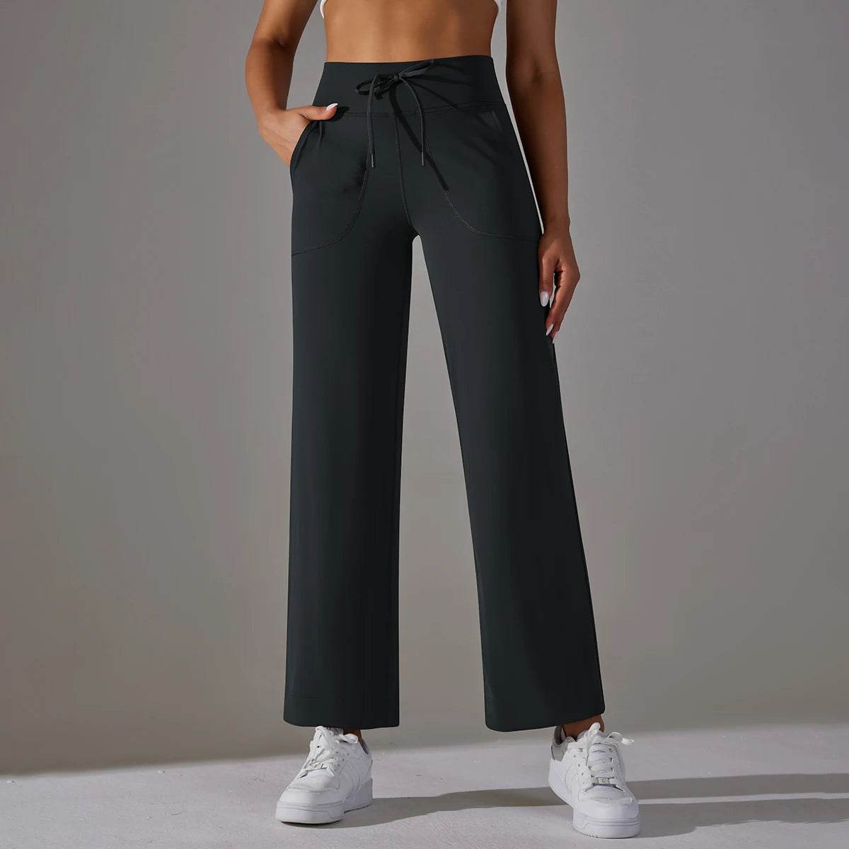 Hamidou Women's High Waist Flare Leggings with Pockets – Yoga & Fitness - Buy Center US