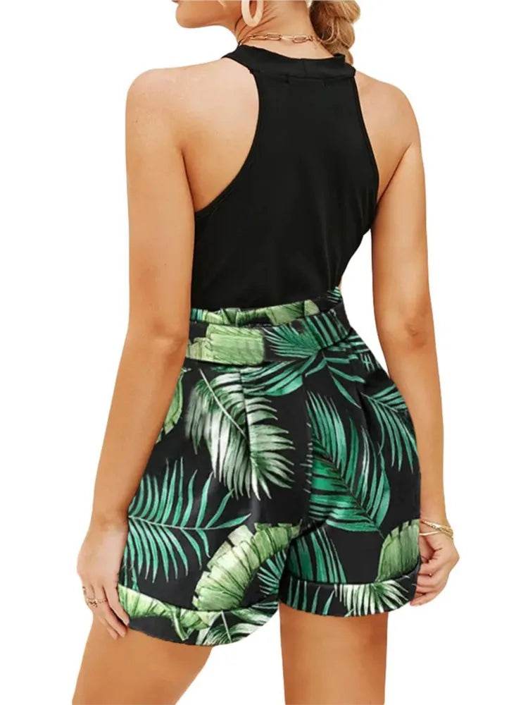 Owner Girl Women's 2-Piece Summer Tank Top & Shorts Casual Set - Buy Center US