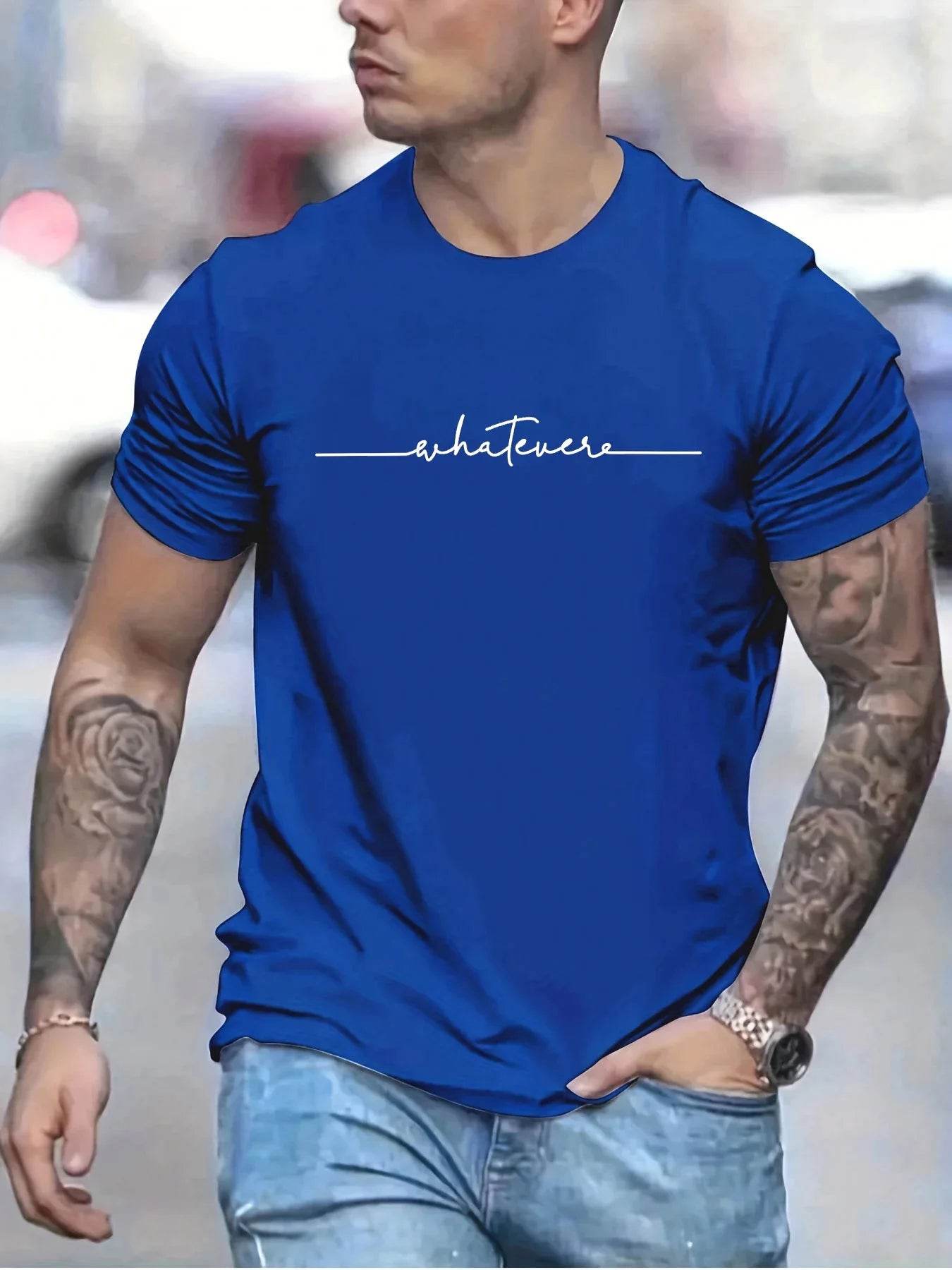 GUILAN Men's Casual Polyester T-Shirt - Lightweight Summer Round Neck - Buy Center US
