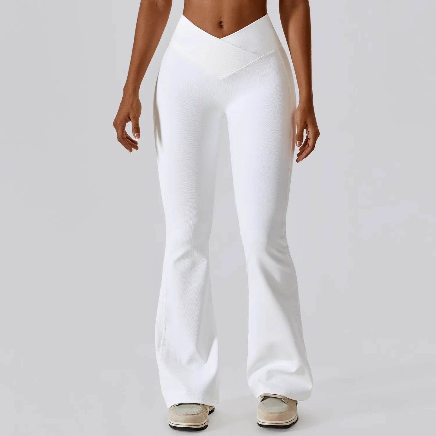 SWELTERING High Waist Flare Leggings - Women's Yoga & Gym Pants - Buy Center US