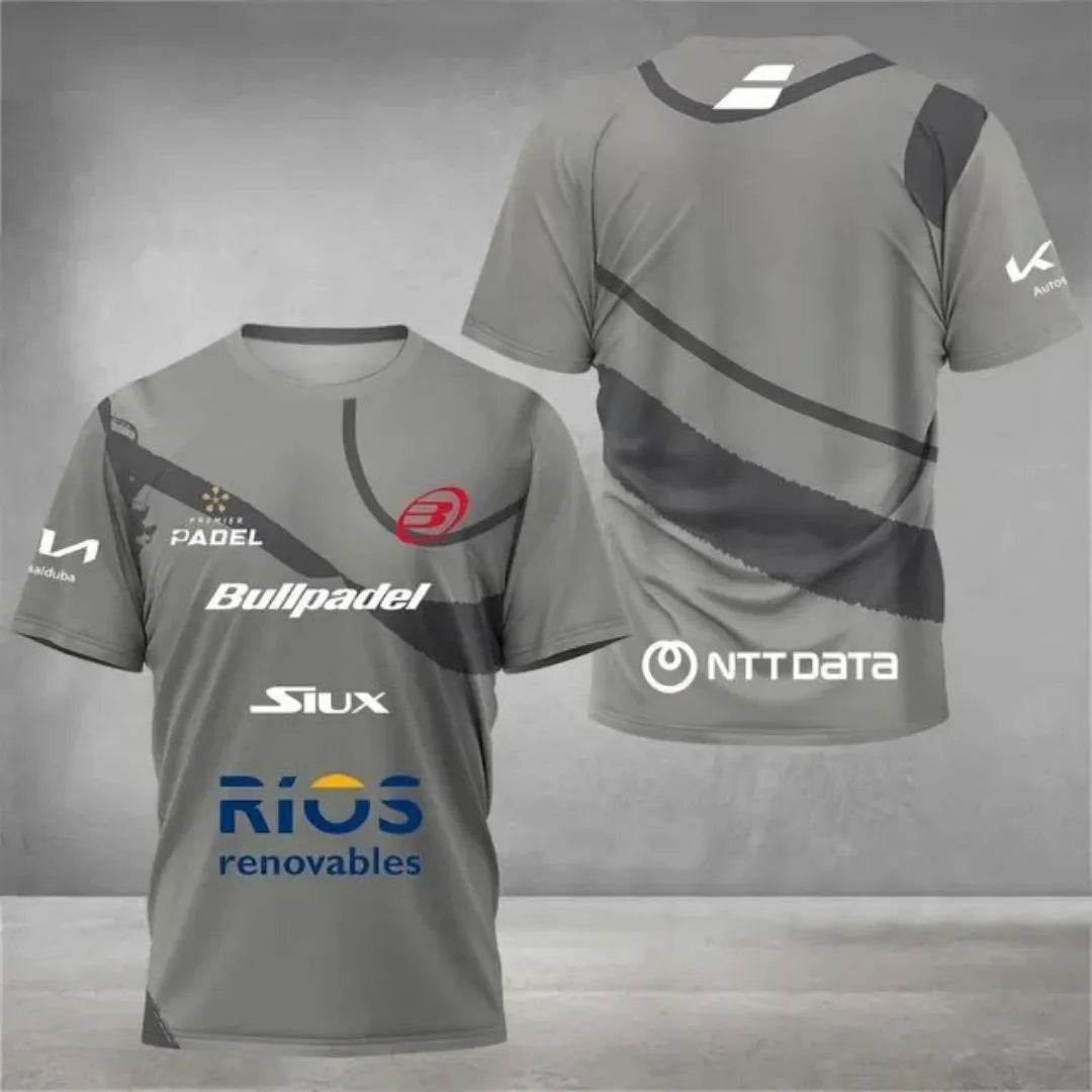 2025 Men's 3D Printed Tennis T-Shirt - Breathable, Quick Dry Design - Buy Center US