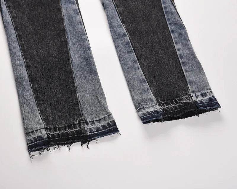 MLSJSHIQI High Street Loose Micro Flared Jeans for Men - Casual Spring Style - Buy Center US