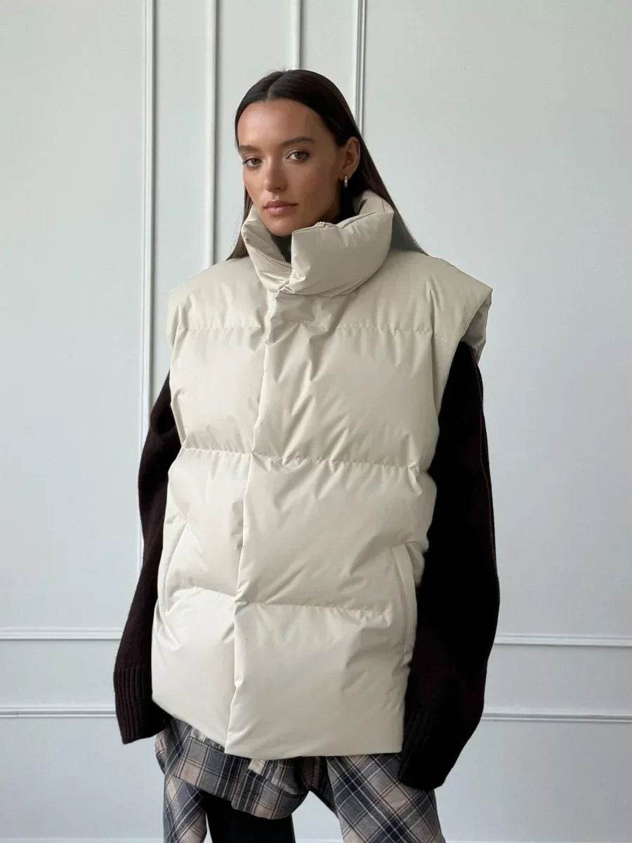 Wolfeel Women's Thicken Cotton Vest Jacket - Casual Winter Parka - Buy Center US