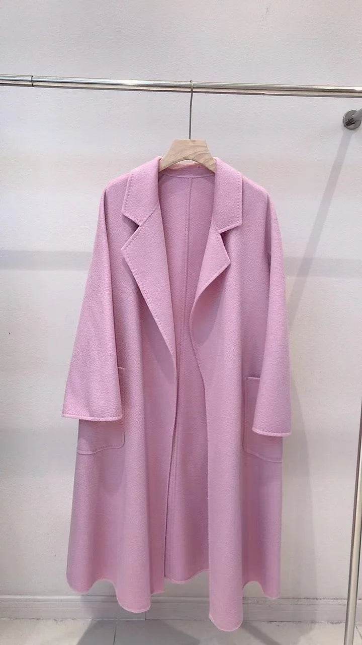 RosEvans Handmade Wool Coat - Double-Sided, Casual Style for Women - Buy Center US