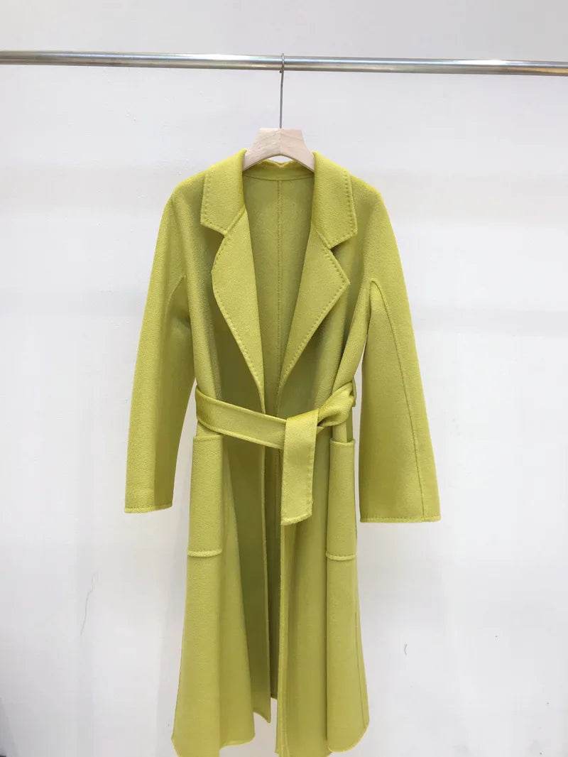 RosEvans Handmade Wool Coat - Double-Sided, Casual Style for Women - Buy Center US