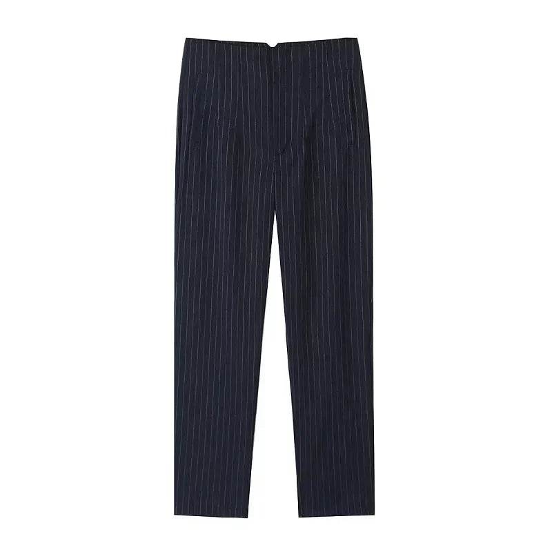 TRAF Women's High Waist Trousers - Formal & Casual Cropped Pants - Buy Center US